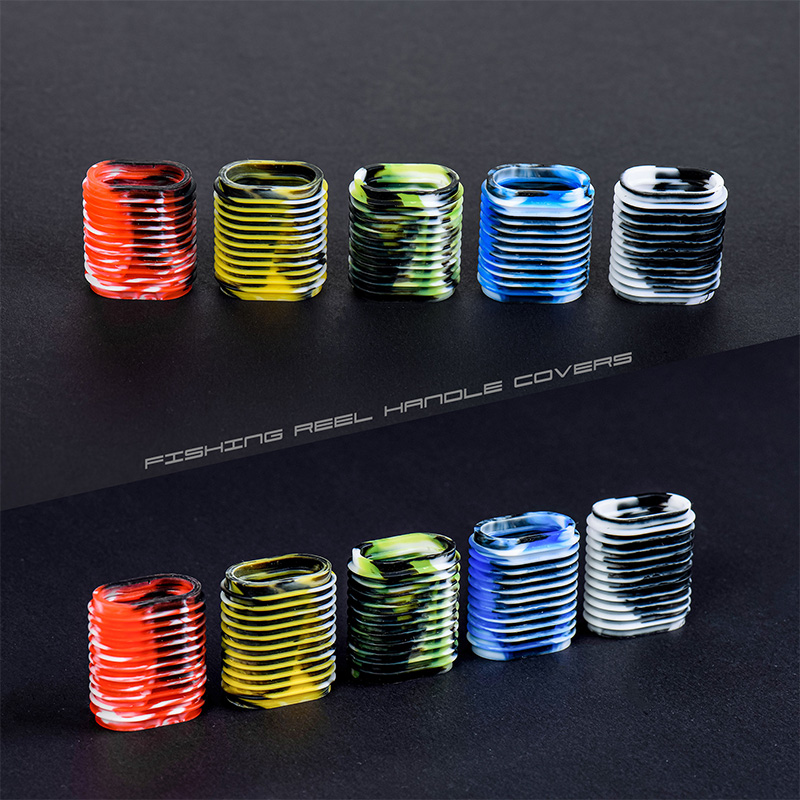Reel Cover - 2pcs Non-Slip Rubber Reel Handle Grip