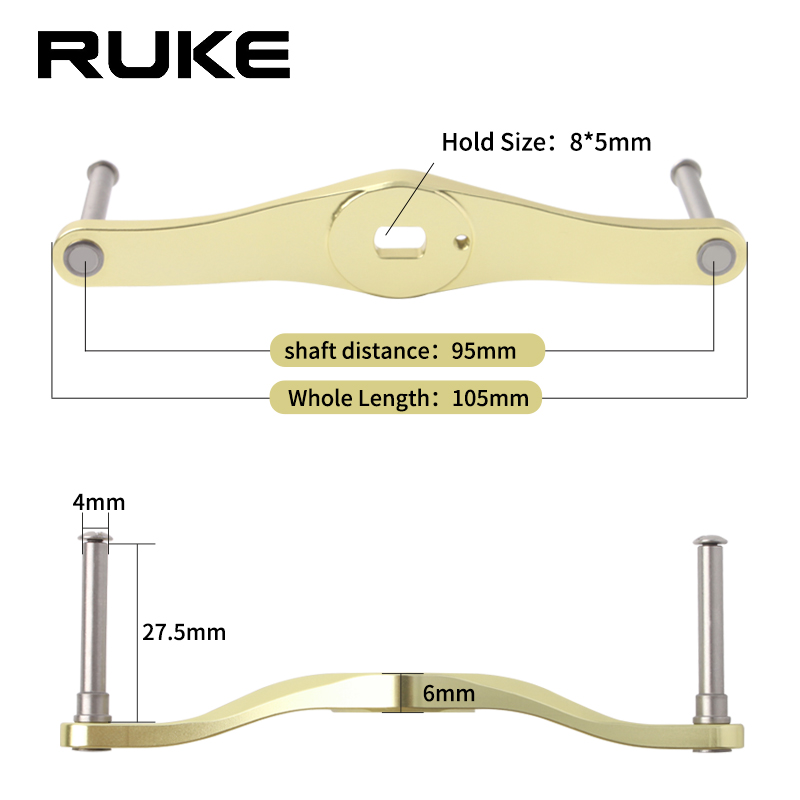 RUKE 1pc Fishing Reel Handle A - Spincast Reel review and price