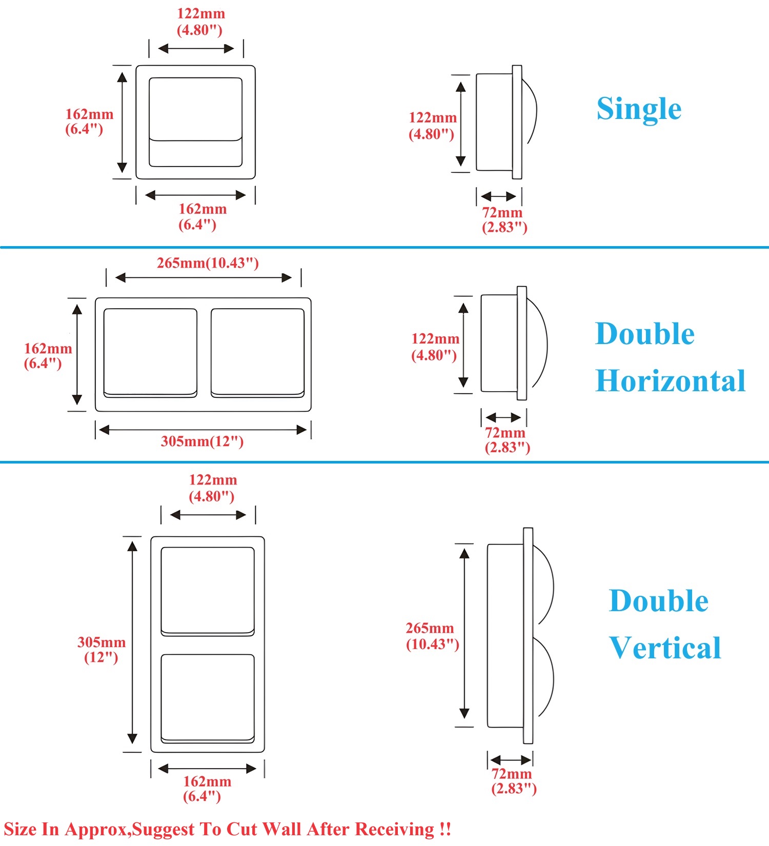 1Pc SUS304 Recessed In Wall Re - Conventional Reel review and price