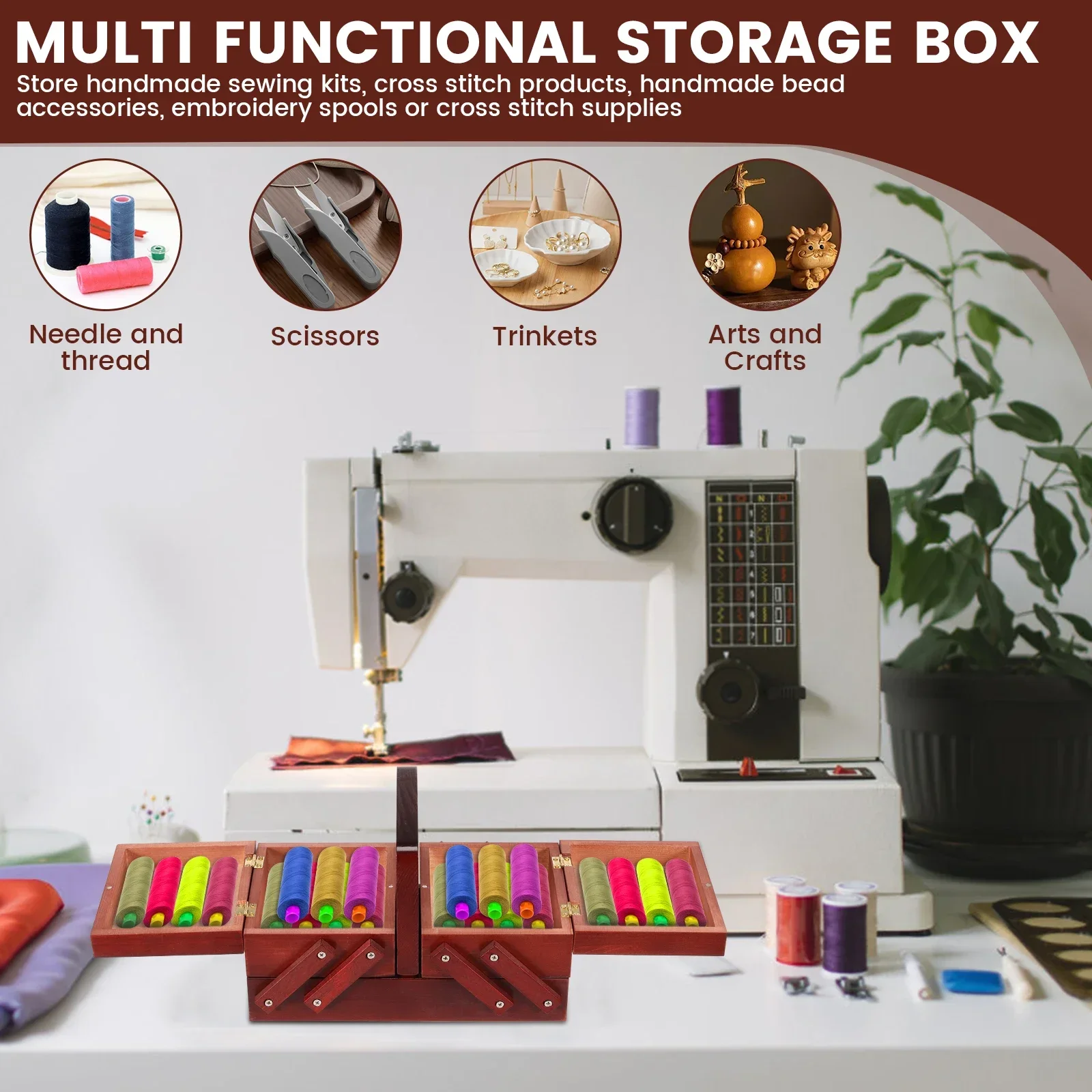 Expandable Sewing Thread Box W - Reel Case review and price