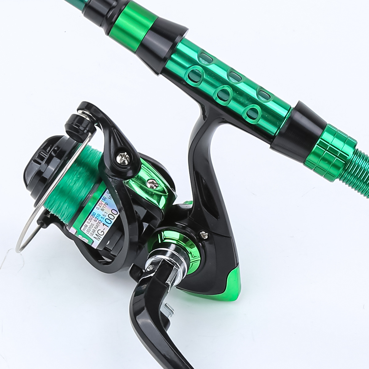 1.8 Meters Green Carbon Fiber  - Conventional Reel review and price